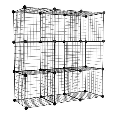 mesh steel cube box shelf|8 cube shelf bunnings.